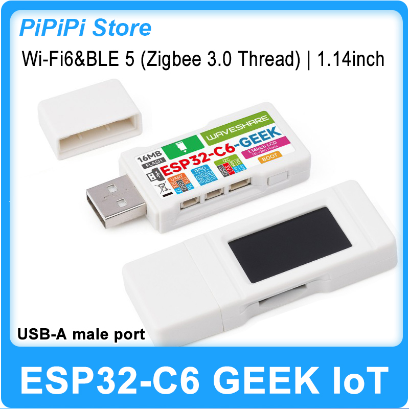 Diy Electronics Board - ESP32-C6 GEEK 개발 보드 1.14인치 LCD