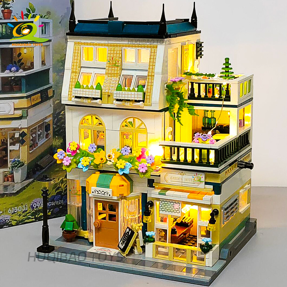 Diy Electronics For Adults - HUIQIBAO 997PCS 미니 가든 호텔 모델