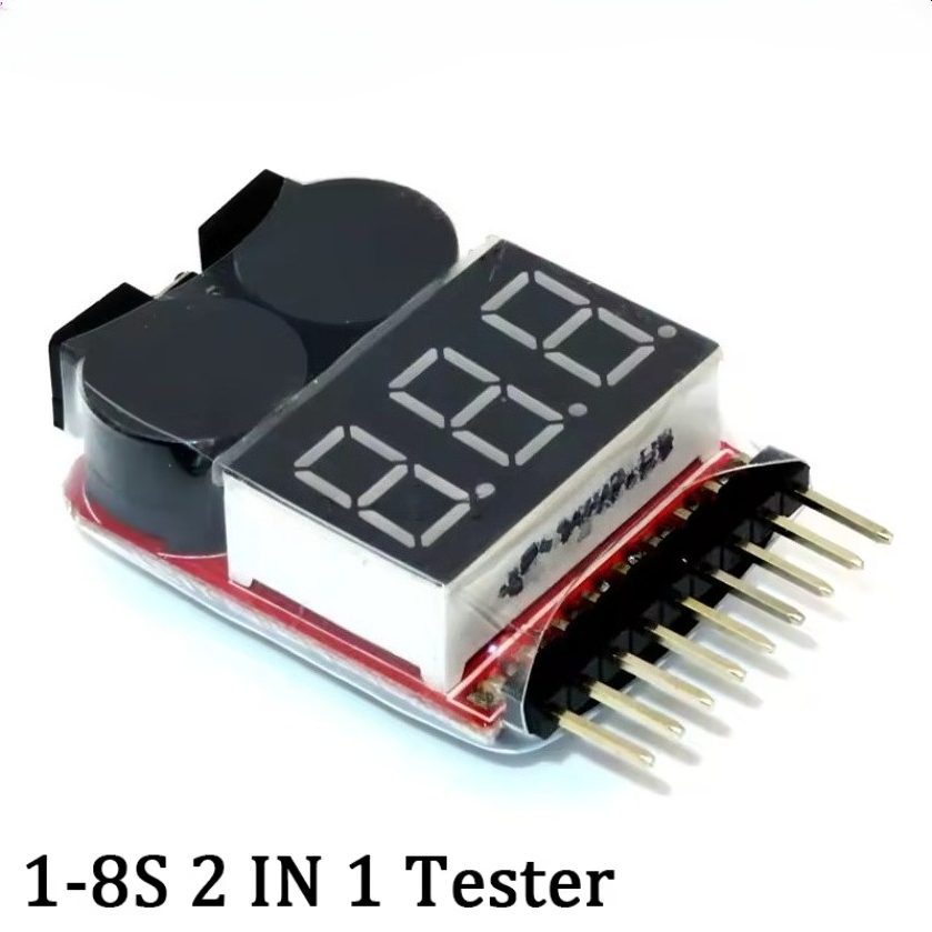 Diy Boat Electronics - 5pcs 1-8S LED 저전압 버저 경보