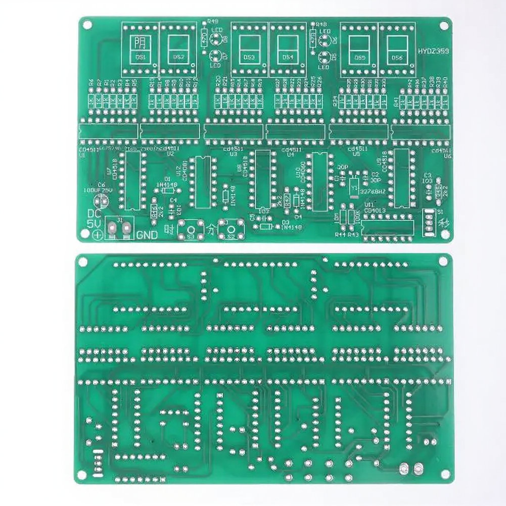 Diy Electronics Projects For Students - 납땜 연습을 위한 6자리 DIY 시계