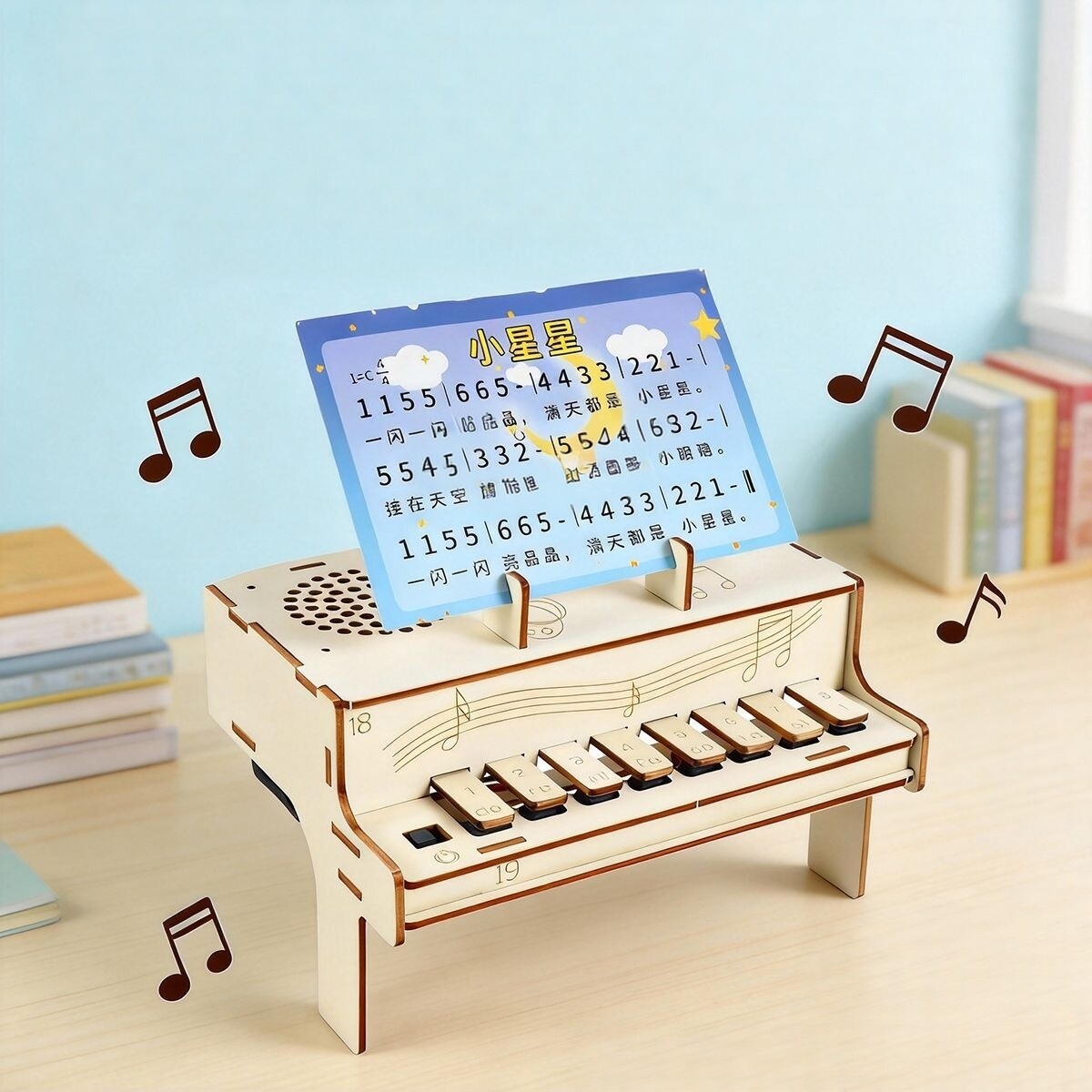 Diy Electronics For Adults - DIY 나무 전자 피아노 모델 STEM