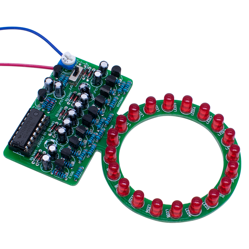CD4017 링 그라디언트 LED 흐르는 빛 DIY 키 - Diy Electronics Projects For Students 리뷰 및 가격