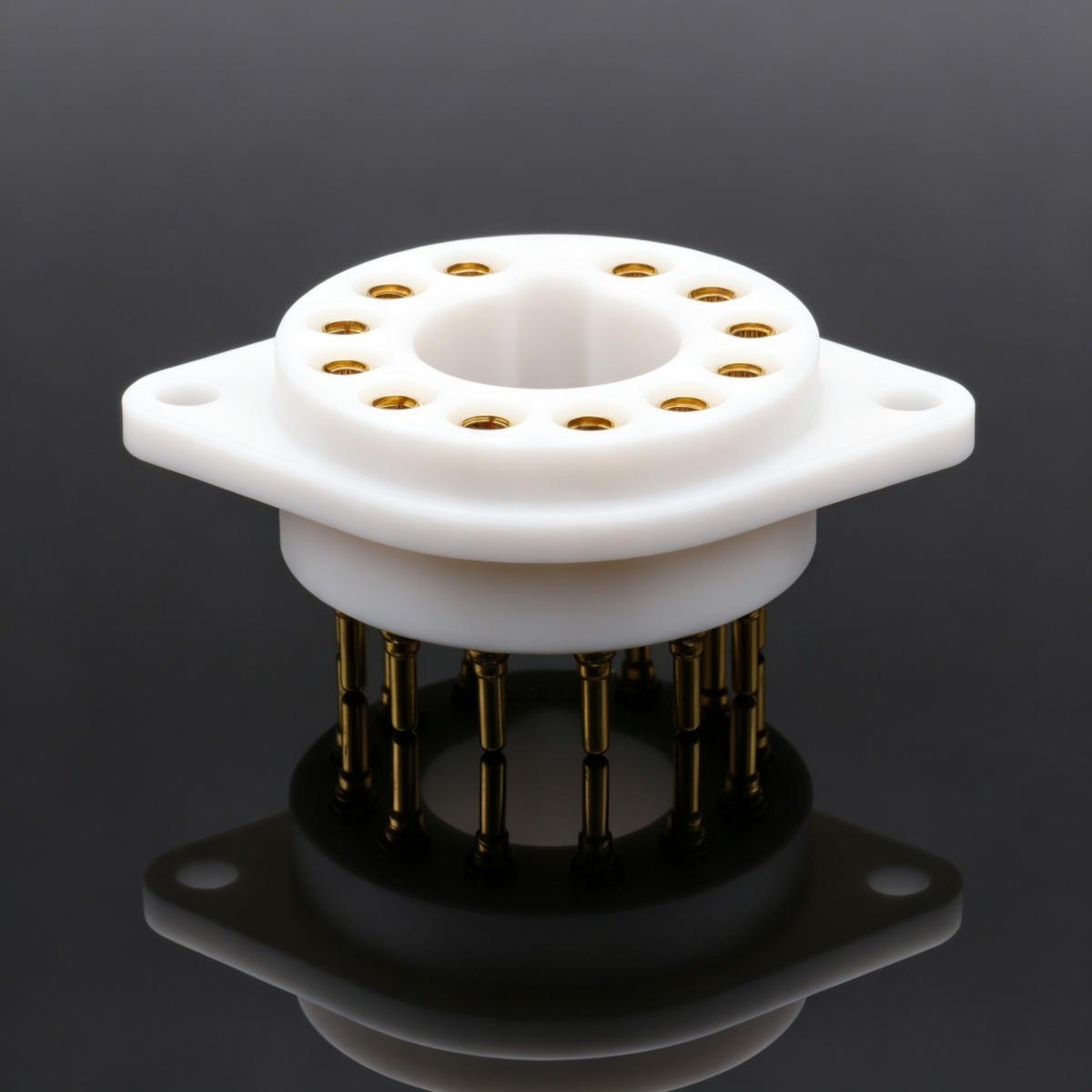 EIZZ 12핀 PTFE 진공 전자관 소켓 베이스 홀더 - Diy Electronics Holder 리뷰 및 가격