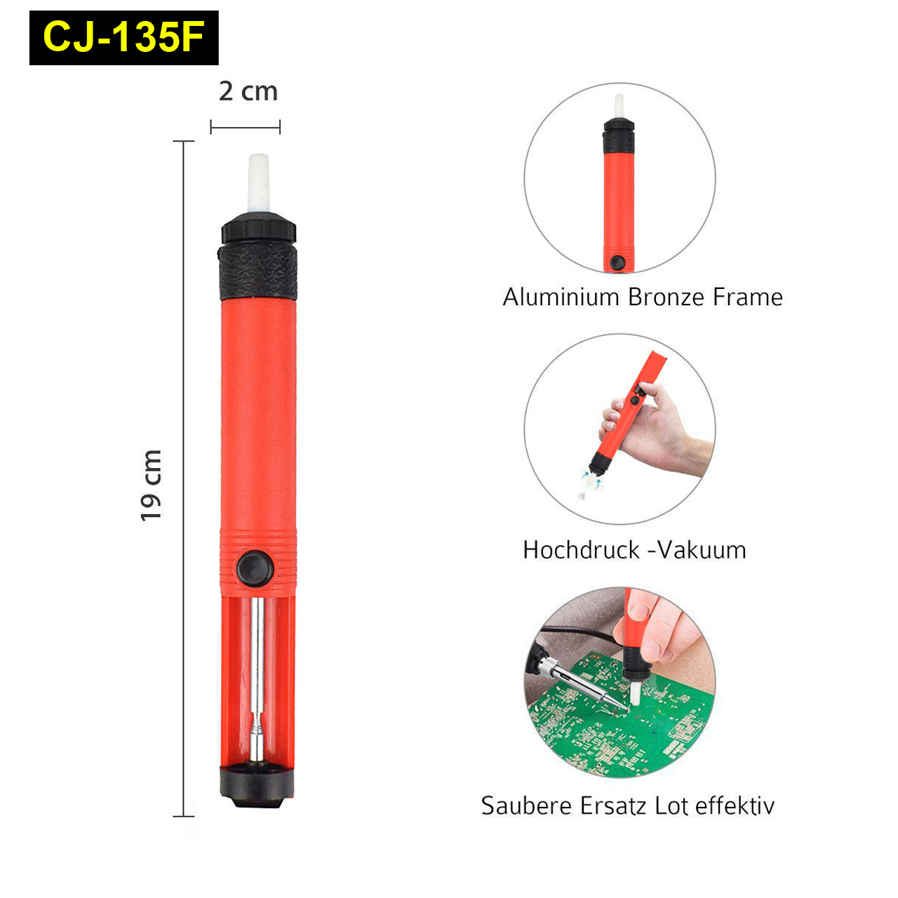 NEWACALOX 진공 납땜 제거 펌프, 납땜 주석 제 - Desoldering Pump Solder 리뷰 및 가격