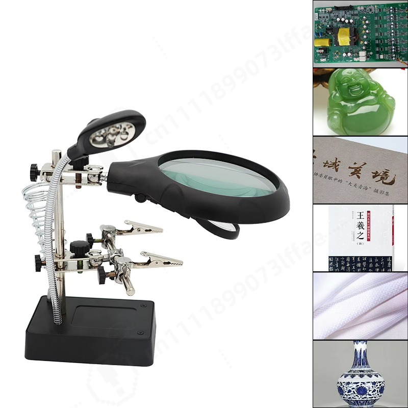 10배율 용접 확대경 LED 조명 전기 납땜 인두 스탠 - Diy Electronics Workbench 리뷰 및 가격