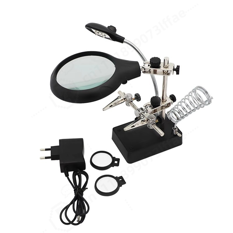 10배율 용접 확대경 LED 조명 전기 납땜 인두 스탠 - Diy Electronics Workbench 리뷰 및 가격