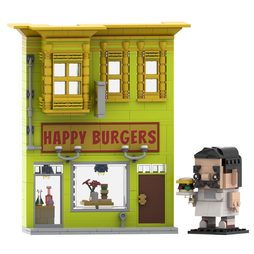 Gobricks MOC Bobs 버거스 빌딩 블록 모델 - Diy Electronics Shop 리뷰 및 가격