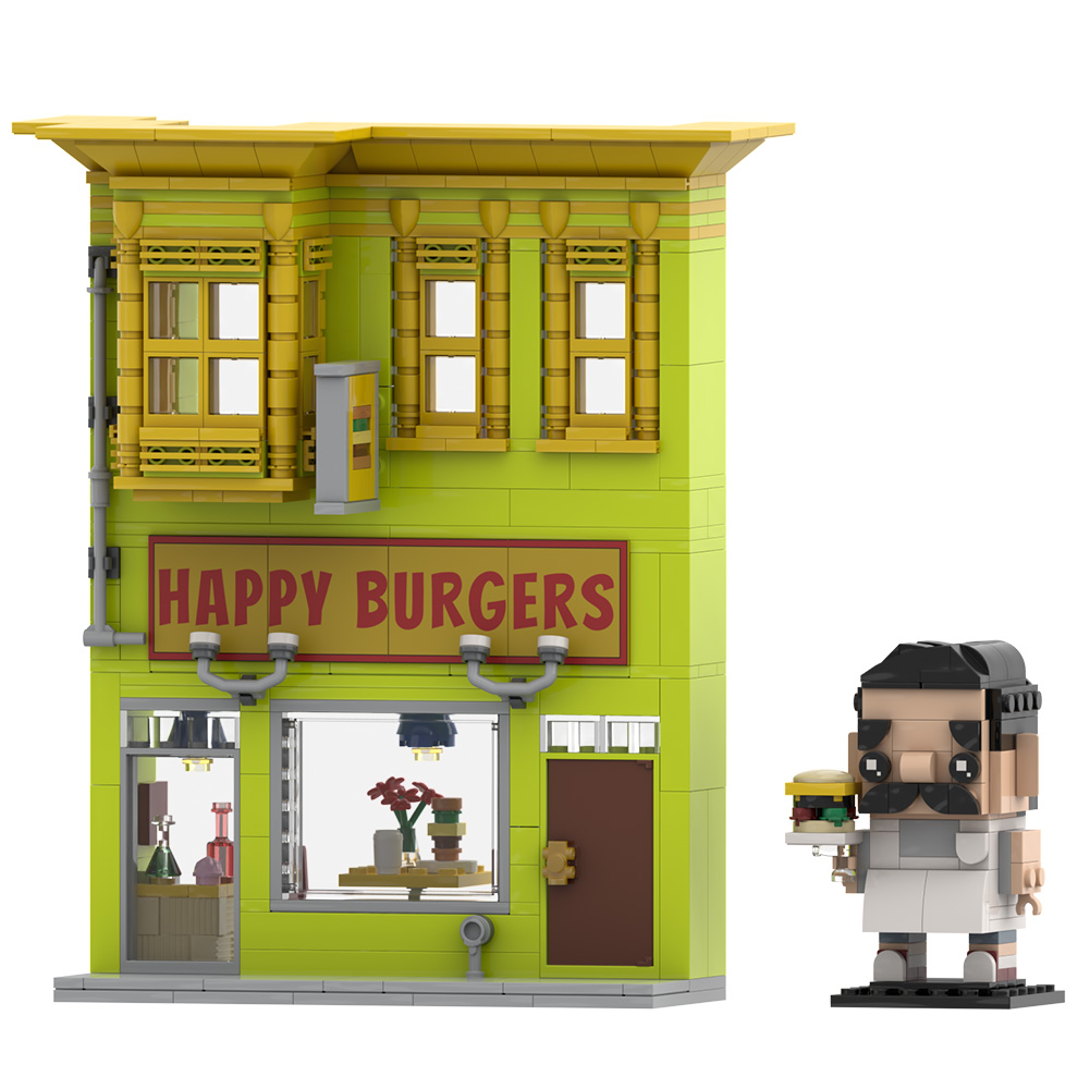 Gobricks MOC Bobs 버거스 빌딩 블록 모델 - Diy Electronics Shop 리뷰 및 가격