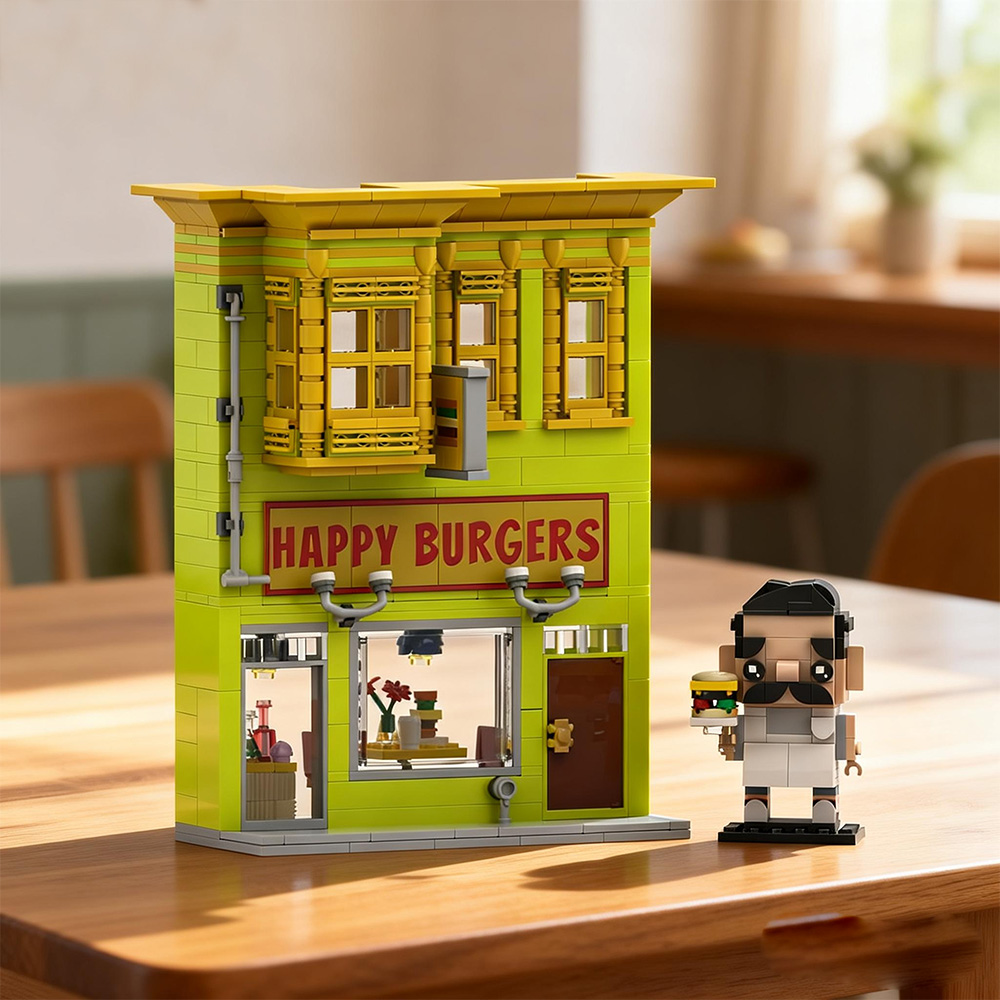 Gobricks MOC Bobs 버거스 빌딩 블록 모델 - Diy Electronics Shop 리뷰 및 가격