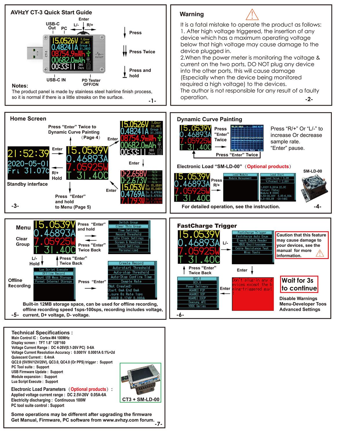 AVHzY USB 3.1 전력계 디지털 멀티미터 전류  - Logic Analyzer Usb 리뷰 및 가격