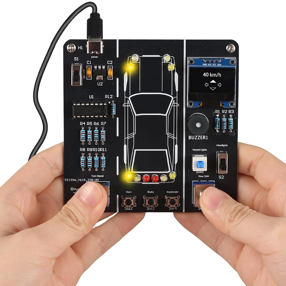 DIY 자동차 운전 시뮬레이션 납땜 연습 키트 STEM - Diy Electronics Projects For Students 리뷰 및 가격