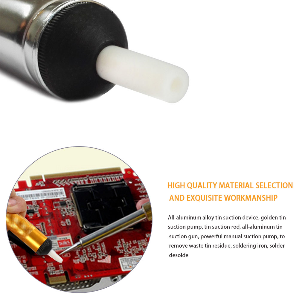 알루미늄 금속 납땜 제거 펌프, 흡입 주석 건, 납땜  - Desoldering Pump Solder 리뷰 및 가격