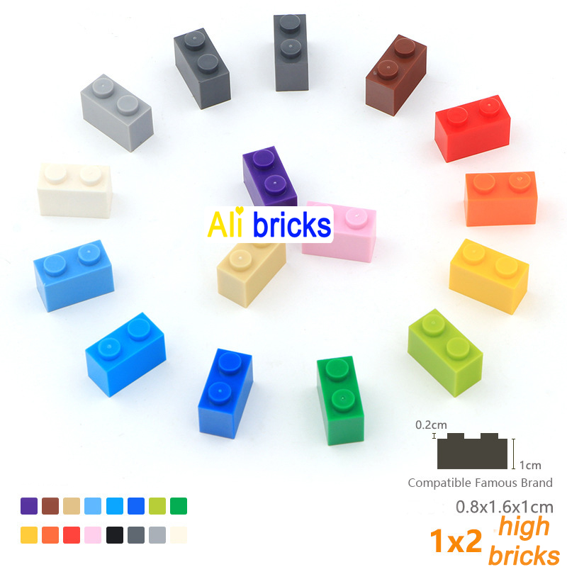 30 개/몫 DIY 블록 빌딩 벽돌 두꺼운 1X2 교육 - Diy Electronics For Adults 리뷰 및 가격