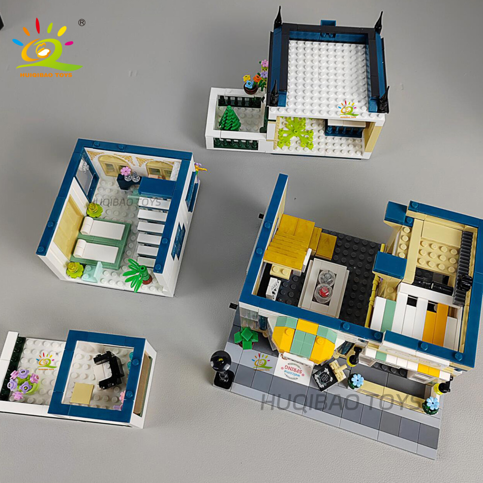 HUIQIBAO 997PCS 미니 가든 호텔 모델 빌딩 - Diy Electronics For Adults 리뷰 및 가격