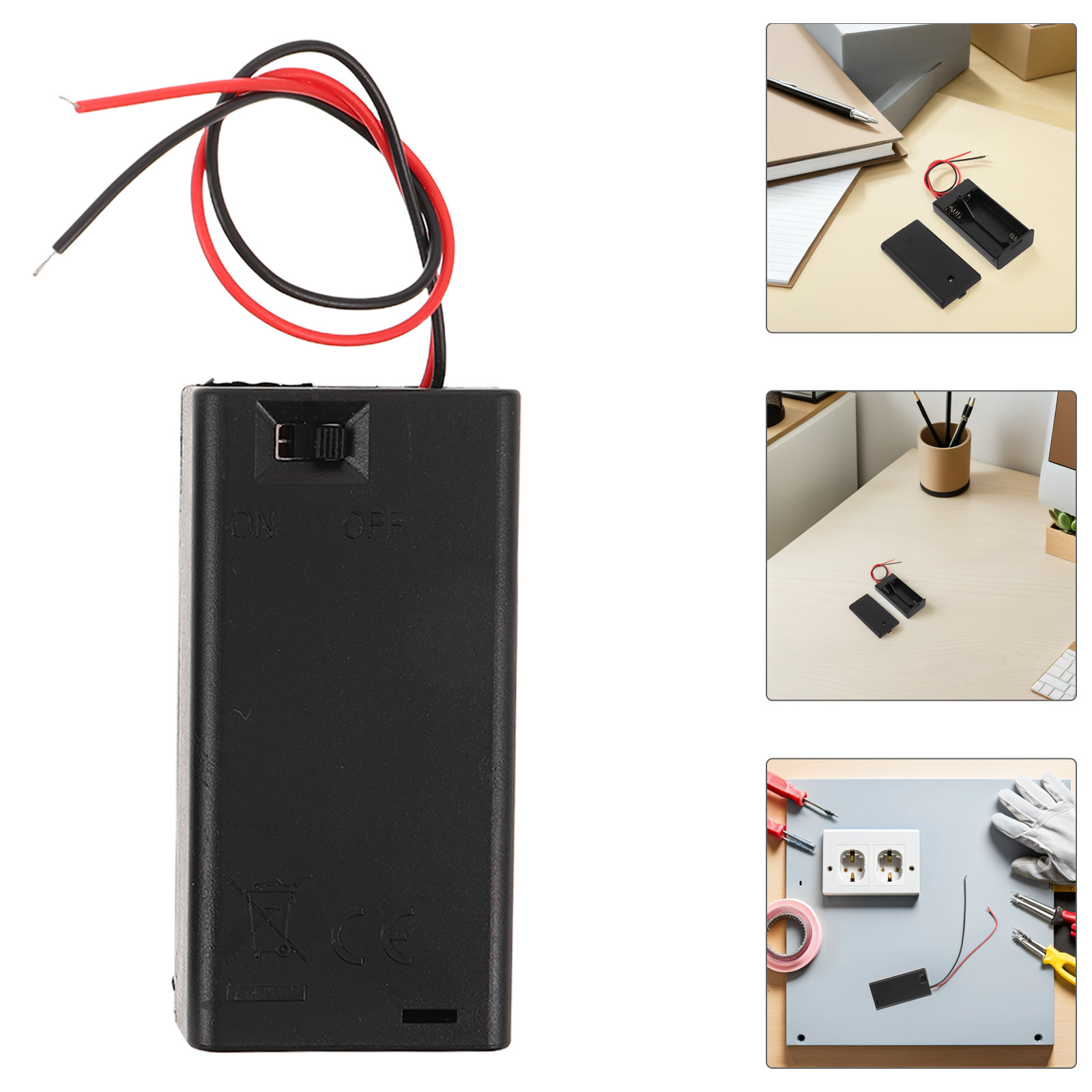 10개입 AA 배터리 홀더 케이스 유선 커버 배터리 박 - Useful Diy Electronics Projects 리뷰 및 가격