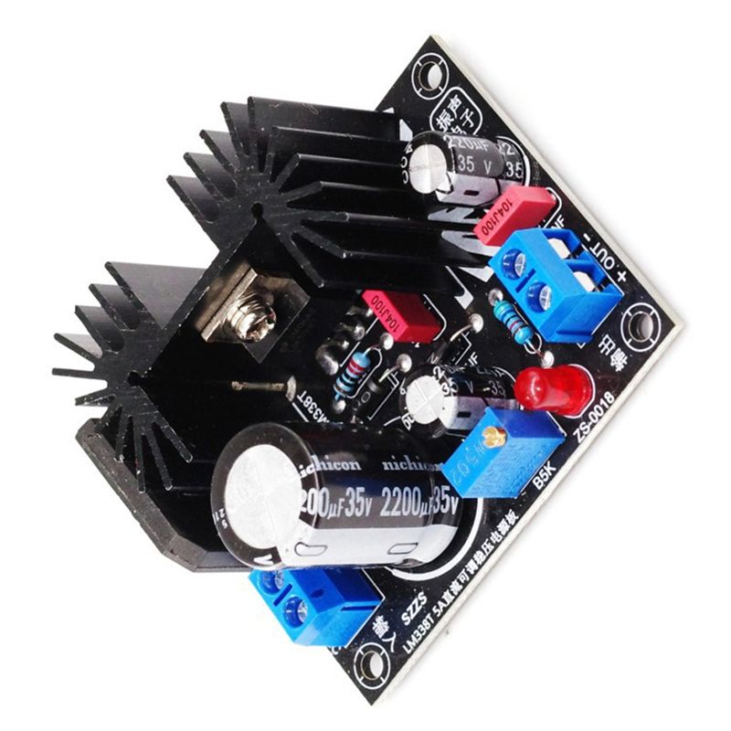 LM338 5A 출력 조정 가능한 선형 조정 전원 공급 - Diy Electronics Board 리뷰 및 가격