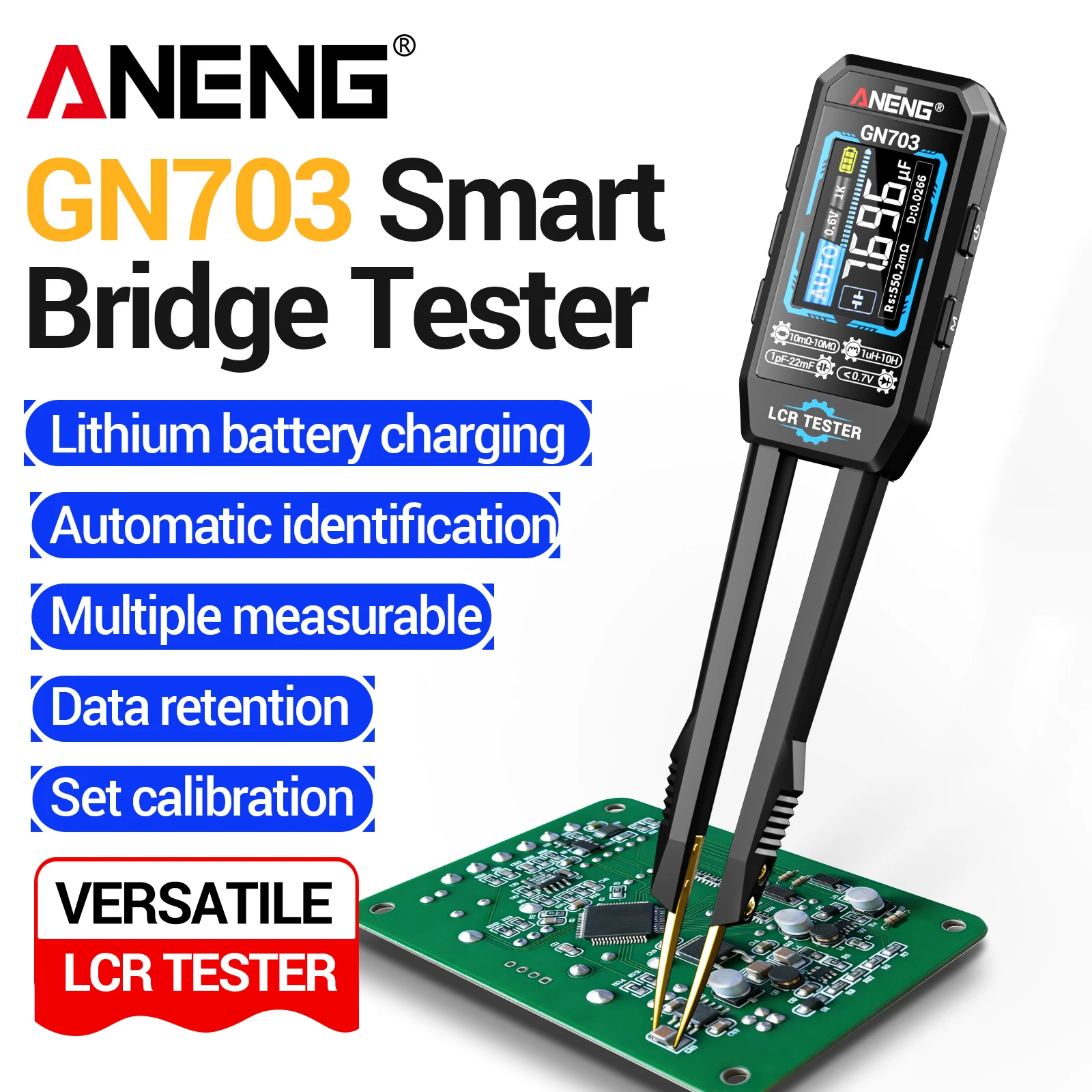ANENG GN703 USB 충전식 휴대용 디지털 LC - Logic Analyzer Usb 리뷰 및 가격