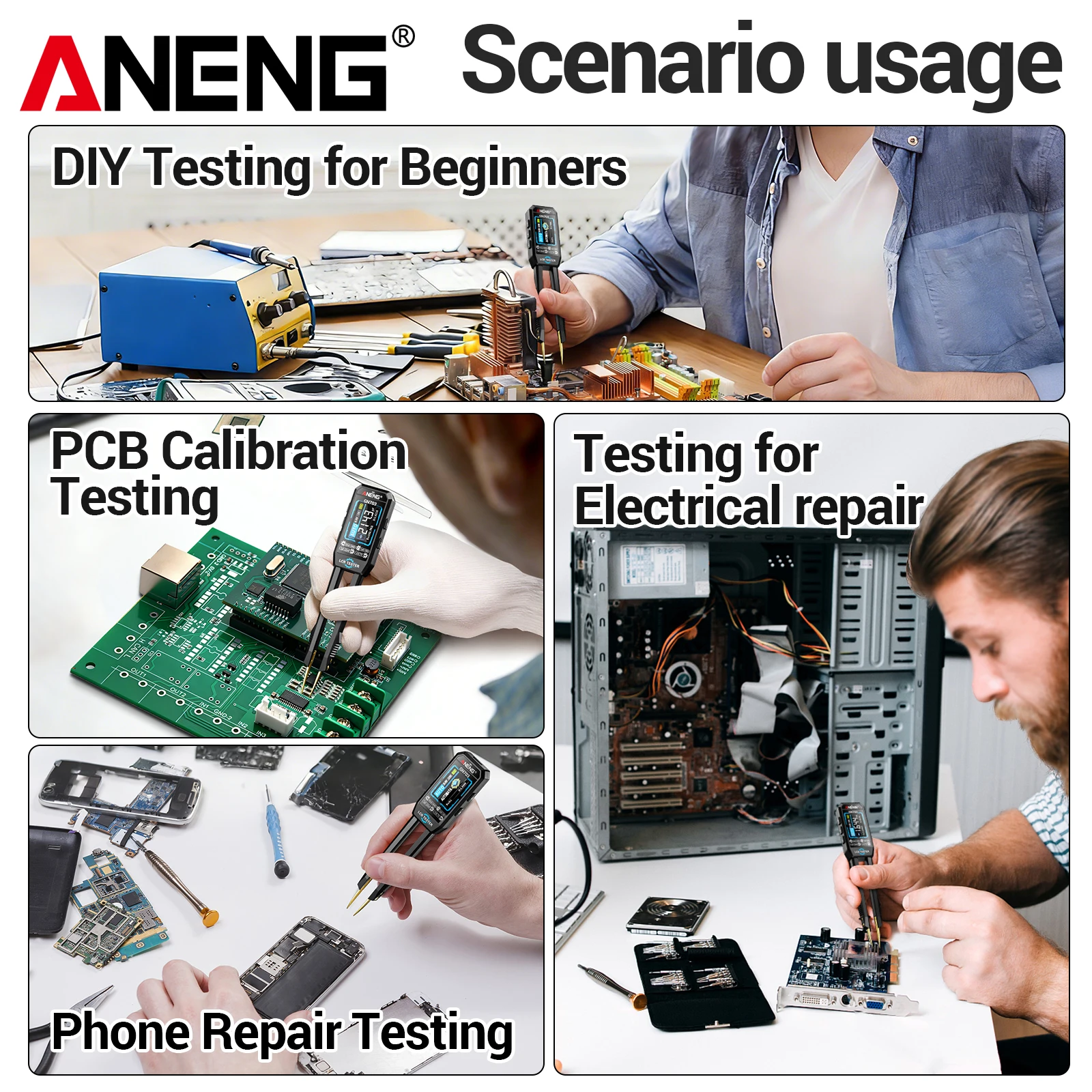 ANENG GN703 USB 충전식 휴대용 디지털 LC - Logic Analyzer Usb 리뷰 및 가격