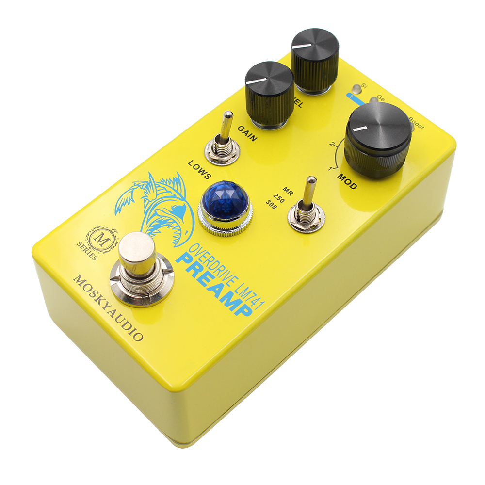 MOSKY LM741 프리 앰프 기타 페달 디스토션 오 - Diy Guitar Electronics 리뷰 및 가격