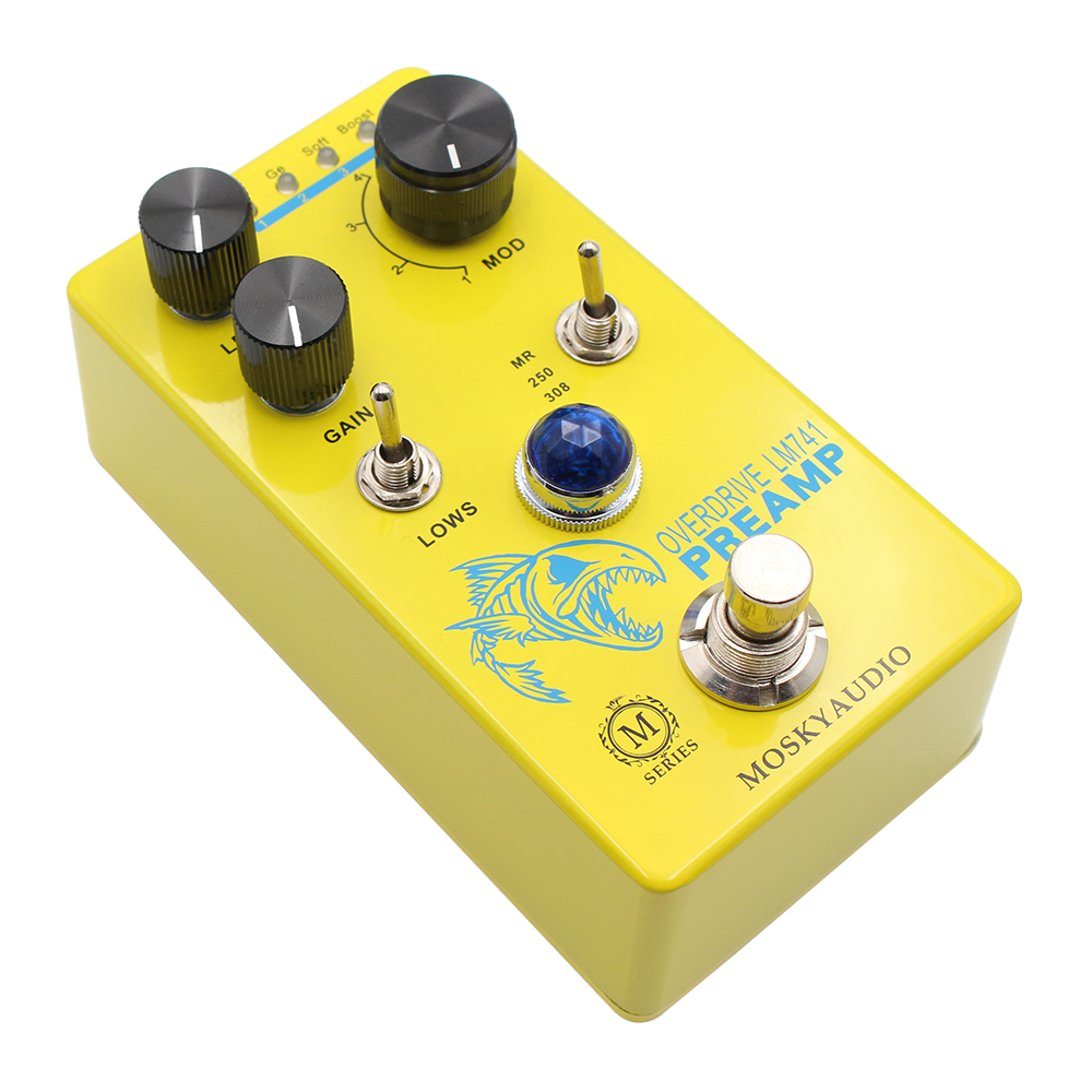 MOSKY LM741 프리 앰프 기타 페달 디스토션 오 - Diy Guitar Electronics 리뷰 및 가격