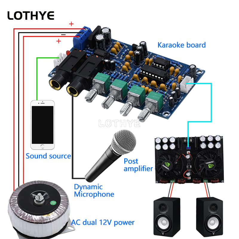PT2399 마이크 증폭기 보드 가라오케 잔향 보드 가 - Diy Electronics Board 리뷰 및 가격