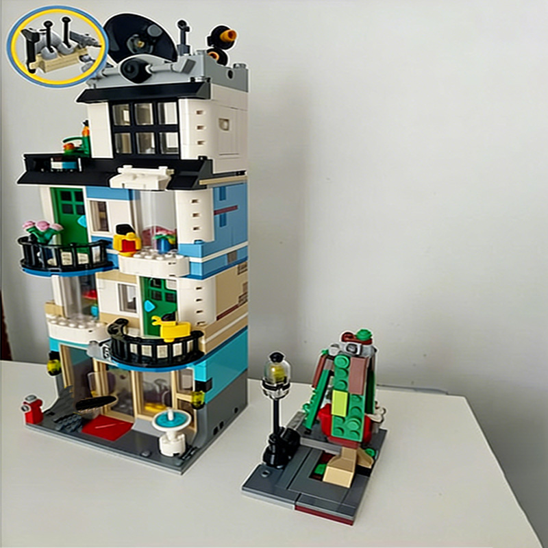 856 PCS 모듈식 건물 아파트 타워(전자제품 매장  - Diy Electronics Shop 리뷰 및 가격