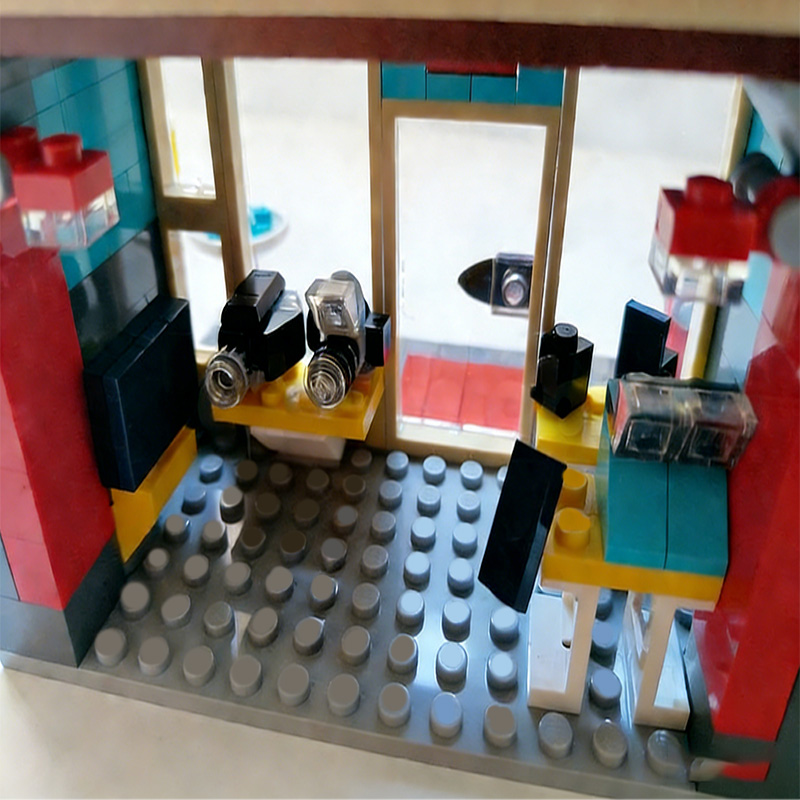 856 PCS 모듈식 건물 아파트 타워(전자제품 매장  - Diy Electronics Shop 리뷰 및 가격