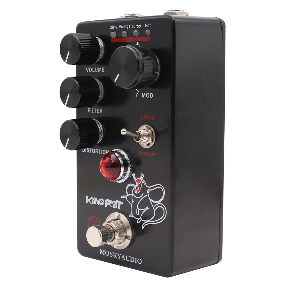 Mosky KING RAT 이펙트 페달 디스토션 퍼즈  - Diy Guitar Electronics 리뷰 및 가격