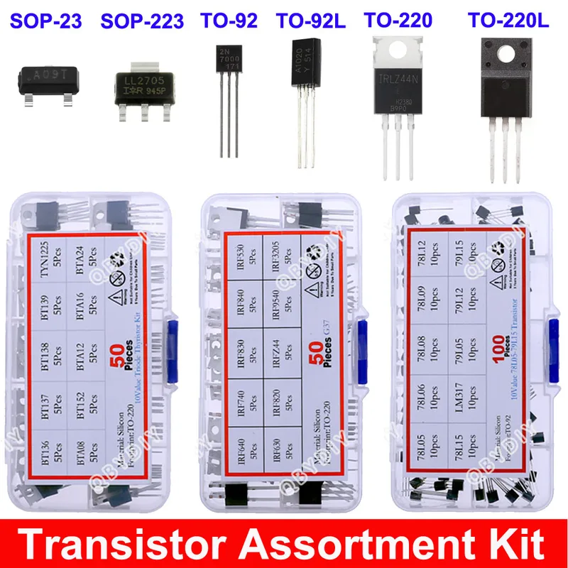 DIP SMD Mosfet 삼극관 사이리스터 PNP N - Mosfet Transistor Set 리뷰 및 가격