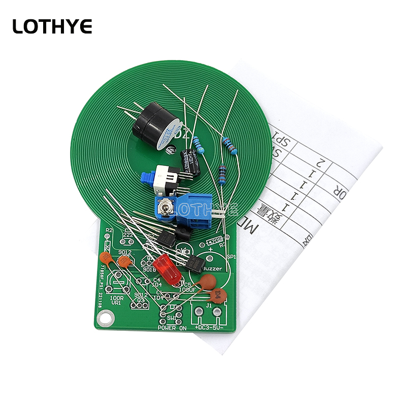 DC 3V-5V 금속 탐지기 키트 DIY 전자 키트 6 - Diy Electronics Board 리뷰 및 가격