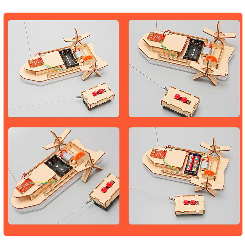 DIY 리모컨 보트 장난감 나무 RC 보트 전자 어린이 - Diy Boat Electronics 리뷰 및 가격