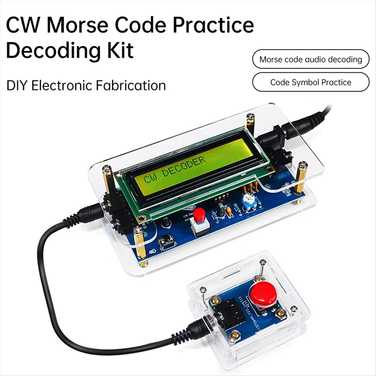 HDL DC9V CW 모스 코드 디코더 회로 기판 용접 - Diy Electronics Board 리뷰 및 가격