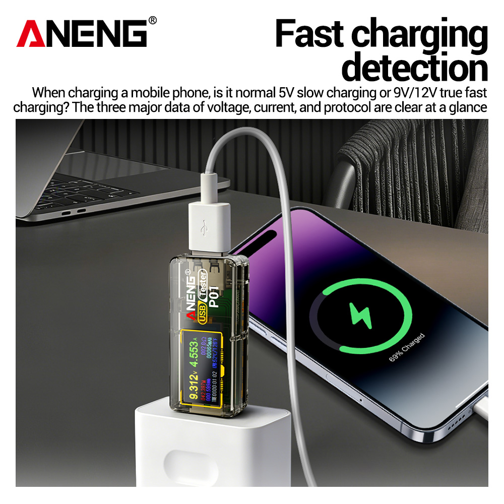 ANENG P01 USB 테스터 전압계 전류계 TYPE - Logic Analyzer Usb 리뷰 및 가격