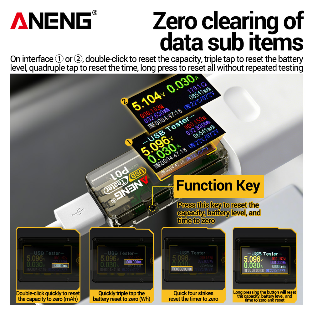 ANENG P01 USB 테스터 전압계 전류계 TYPE - Logic Analyzer Usb 리뷰 및 가격
